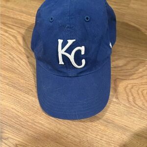 47 Brand Kids Blue Cap with White KC Logo